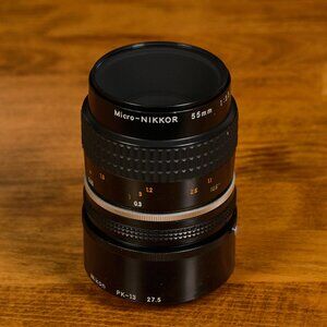 Nikon Micro-NIKKOR 55mm f/2.8 AIS Macro Lens + Nikon PK-13 Extension Tube